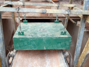 RCYB懸掛式永磁除鐵器現場